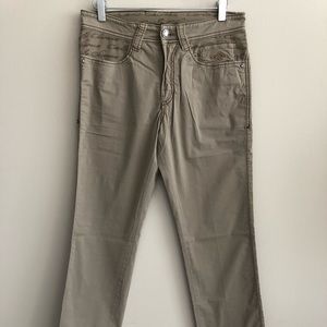 NEW with Tags 135 CARLO CHIONNA Trousers Stretch Garment Dye Made in ITALY